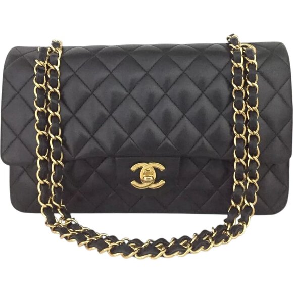 CHANEL Handbags - 3143207BT (S6) Chanel Hand Bag Black Lambskin